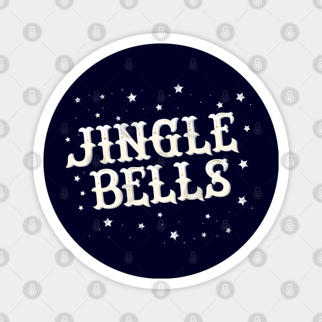 Jingle Bells Magnet by CalliLetters